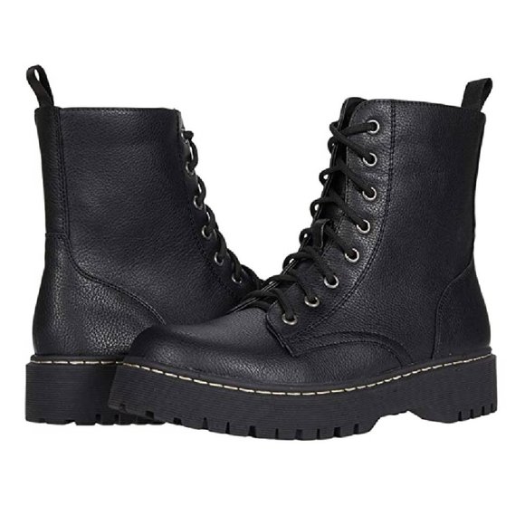Unionbay Boots Hayden Black Combat Lace 